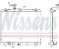 NISSENS Chladi vody NIS 64257, 64257