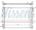 NISSENS Chladi - chlazen motoru NIS 64310A, 64310A