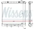 NISSENS Chladi vody NIS 64319A, 64319A