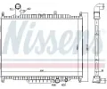 NISSENS Chladi vody NIS 64332, 64332