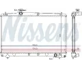 NISSENS Chladi vody NIS 64670A, 64670A