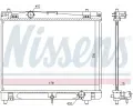 NISSENS Chladi vody NIS 646877, 646877