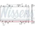 NISSENS Chladi vody NIS 64782A, 64782A