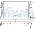 NISSENS Chladi vody NIS 65306, 65306