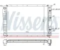 NISSENS Chladi - chlazen motoru NIS 65538A, 65538A