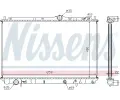 NISSENS Chladi - chlazen motoru NIS 65543A, 65543A