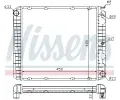 NISSENS Chladi vody NIS 65545A, 65545A
