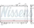 NISSENS Chladi vody NIS 65559A, 65559A