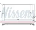 NISSENS Chladi vody NIS 65614, 65614