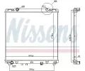 NISSENS Chladi vody NIS 666226, 666226