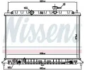 NISSENS Chladi vody NIS 66687, 66687