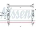 NISSENS Chladi vody NIS 66701, 66701