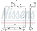 NISSENS Chladi vody NIS 66760, 66760