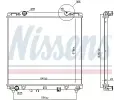 Chladi vody NISSENS ‐ NIS 66773