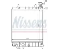 NISSENS Chladi vody NIS 67022, 67022