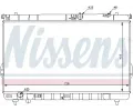 NISSENS Chladi vody NIS 67031, 67031