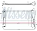 NISSENS Chladi vody NIS 67106, 67106
