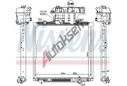 NISSENS Chladi vody NIS 67225, 67225