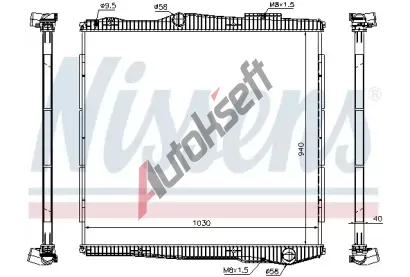 NISSENS Chladi vody NIS 672900, 672900