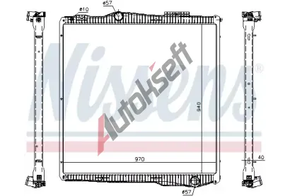 NISSENS Chladi vody NIS 67291, 67291