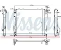 NISSENS Chladi vody NIS 67465, 67465