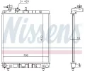 NISSENS Chladič vody NIS 675006, 675006