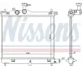 NISSENS Chladi vody NIS 675023, 675023
