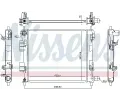 NISSENS Chladi� vody NIS 675024, 675024