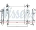 NISSENS Chladi vody NIS 675025, 675025