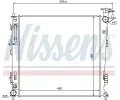 NISSENS Chladi vody NIS 67516, 67516
