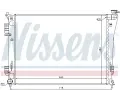 NISSENS Chladi vody NIS 67550, 67550