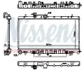 NISSENS Chladi vody NIS 67711, 67711