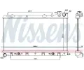 NISSENS Chladi vody NIS 67747, 67747