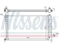 NISSENS Chladi vody NIS 68004A, 68004A