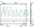 NISSENS Chladi - chlazen motoru NIS 68181A, 68181A