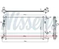 NISSENS Chladi - chlazen motoru NIS 68503, 68503