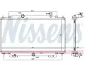 NISSENS Chladič vody NIS 68555, 68555