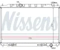 NISSENS Chladi - chlazen motoru NIS 68712, 68712