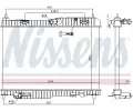 NISSENS Chladi - chlazen motoru NIS 69233, 69233