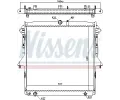 NISSENS Chladi vody NIS 69245, 69245