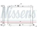 NISSENS Chladič vody NIS 69403, 69403