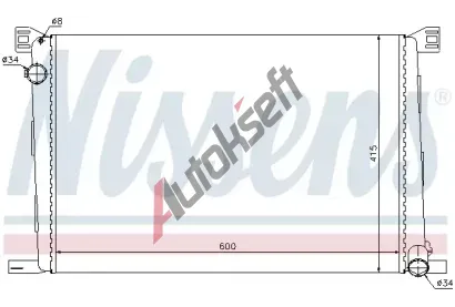NISSENS Chladi - chlazen motoru NIS 69706, 69706