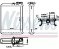 NISSENS Vmnk tepla vnitnho vytpn NIS 707102, 707102