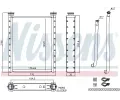 NISSENS Výměník tepla vnitřního vytápění NIS 707172, 707172
