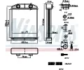 NISSENS Vmnk tepla vnitnho vytpn NIS 707196, 707196