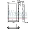 NISSENS Vmnk tepla vnitnho vytpn NIS 707209, 707209