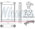 NISSENS Výměník tepla vnitřního vytápění NIS 707214, 707214