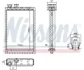 NISSENS Vmnk tepla vnitnho vytpn NIS 707224, 707224