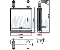 NISSENS Vmnk tepla vnitnho vytpn NIS 707225, 707225