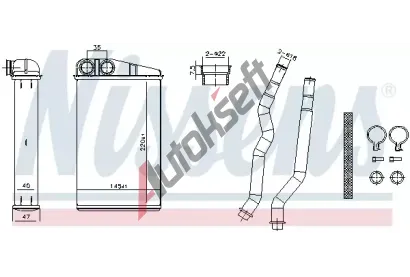 NISSENS V�m�n�k tepla vnit�n�ho vyt�p�n� NIS 707270, 707270